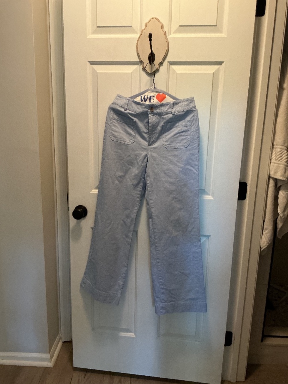 J Crew Pinstripe Pant Lizzy
